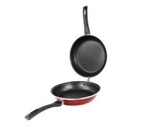 Shein PRAGA sartén tortilla 24, acero esmaltado vitrificado, en granate, inducción y lavavajillas