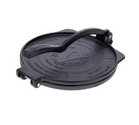 Shein Prensa Tortillera para Tortillas Mexicanas Hierro Fundido HD Curado 20cm ✅ Envíos 24/48h ✅ Pataconera Colombiana, Victoria, VIC-34214, Negro