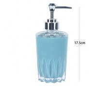 Shein Productos de plástico de artículos de tocador de baño corrugados, botellas de desinfectante de manos, vasos para enjuague bucal, portacepillos de dien