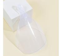 Shein Protector facial para peluquería, spray de coloración y peinado, ideal para cortar el pelo y cubrir el flequillo. Mascarilla para adultos, rosa, 1 pie
