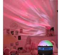 Shein Proyector de Aurora Boreal y luces del norte, luz nocturna de cielo estrellado y galaxia LED para dormitorio, decoración para cine en casa, regalo fes
