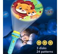 Shein Proyector de linterna serie aleatoria luminosa, adecuado para cuentos de hadas antes de dormir de niños, utilizado para la educación del sueño y el de
