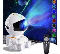 Shein Proyector de Macchiatto Astronauta, Proyector de Cielo Estrellado con 8 Modos de Nebulosa, Proyector de Galaxia con Control Remoto, Proyector de Luz N