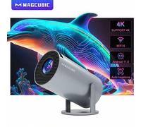 Shein Proyector Magcubic 4K Android 11 HY300 Pro Dual Wifi6 260ANSI Allwinner H713 BT5.0 1280*720P cine proyector portátil al aire libre
