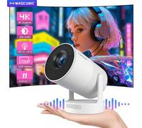 Shein Proyector Magcubic 4K Android 11 HY300 Pro Dual Wifi6 260ANSI Allwinner H713 BT5.0 1280*720P cine proyector portátil al aire libre