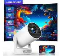 Shein Proyector Magcubic 4K Android 11 HY300 Pro Dual Wifi6 260ANSI Allwinner H713 BT5.0 1280*720P cine proyector portátil al aire libre