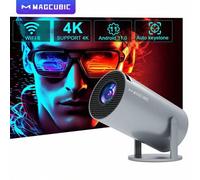 Shein Proyector Magcubic 4K Android 11 HY300 Pro Dual Wifi6 260ANSI Allwinner H713 BT5.0 1280*720P cine proyector portátil al aire libre