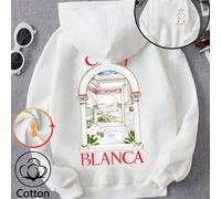 Shein Puerta del Cielo, sudadera con hombros caídos para niño, sudadera de gran tamaño con curvas, otoño e invierno, engrosada 255 g, sudadera con capucha i