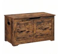Shein Puff Almacenaje, Banco Almacenaje con 2 Bisagras de , Baúl Almacenaje, Banco Zapatero, Estilo de Campo, 40 x 100 x 46 cm, para Pasillo Dormitorio Saló