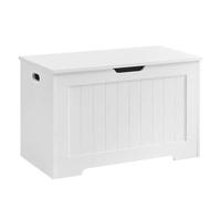 Shein Puff Almacenaje, Banco Almacenaje con 2 Bisagras de , Baúl Almacenaje, Banco Zapatero, Estilo Granero, 40 x 76 x 48 cm, para Pasillo Dormitorio Salón,