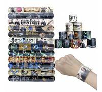 Shein Pulsera de ajuste instantáneo de Harry Potter de Warner Bros. - Recuerdos de fiesta del mundo mágico para cumpleaños y eventos, brazalete con temática