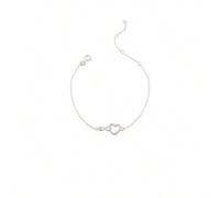 Shein Pulsera de corazón eterno de plata de ley 925, regalo de lujo delicado y exclusivo para novia, esposa, amiga en su cumpleaños