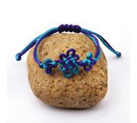 Shein Pulsera de nudos tejidos con encanto de la caza de demonios Rumi Jinu, joyería de cosplay de TWICE, regalo hecho a mano, accesorio para fiesta de Hall