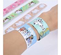 Shein Pulseras Bluey para golpear, pulseras circulares de Papa, decoración de fiestas, regalitos de fiestas, premios, regalos de intercambio, suministros de