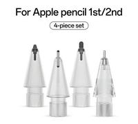 Shein Puntas de repuesto para Apple Pencil, punta elástica de micro-cristal, silenciosa y antideslizante, compatible con Apple Pencil de 1ra/2da generación,