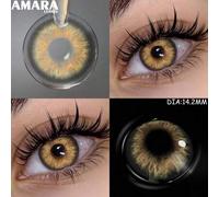 Shein Pupilas de colores AMARA NUEVAS Pupilas azules Pupilas verdes Lentes de contacto de color de alta calidad Lentes oculares marrones naturales Lentes oc