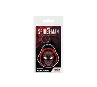 Shein Pyramid International Spider-Man Miles Morales (Hooded) Rubber Keychain, Llavero Unisex adulto, Multi, One Size