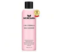 Shein Quitaesmalte de uñas - Fórmula 2 en 1 solución antideslizante para quitar uñas de poliuretano, uñas de gel y esmalte de gel, formato a granel de 8 onz