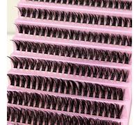 Shein Racimos de pestañas esponjosas 40D/60D/Extensiones de pestañas individuales gruesas Racimos de pestañas en forma de D 200piezas/280piezas Pestañas ind