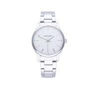 Shein Radiant - Colección Saona- Reloj analógico de Cuarzo de Pulsera para Mujer. Reloj de Brazalete con Esfera Plateada y Correa de Acero Inoxidable. Tamañ