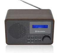 Shein Radio Portátil Digital Vintage DAB/ DAB+/ FM, ✅Envíos 24/48h✅ Conectado a la Red o a Pilas, Despertador Dual,Roadstar, HRA-700D+/WD, Madera