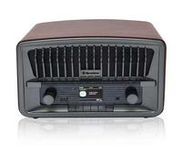 Shein Radio Portátil Vintage Digital DAB/DAB+/FM ✅Envíos 24/48h✅ Bluetooth USB Stereo AUX-IN, Despertador Alarma Dual,Roadstar, HRA-270D+BT, Madera