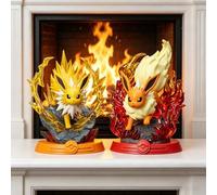 Shein (Random 1) Figura de la serie de evolución oficial de Pokémon Let's Go Eevee, caja ciega linda, modelo coleccionable de personaje de dibujos animados