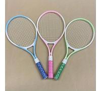 Shein Raqueta de tenis de 21 pulgadas para principiantes, adecuada para aprendizaje individual en interiores/exteriores, para individuales y dobles - Materi