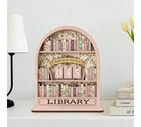 Shein Rastreador de lectura de libro retro 2D, decoración de conteo anual de libros - El rastreador de lectura de este año puede rastrear hasta 999 libros.