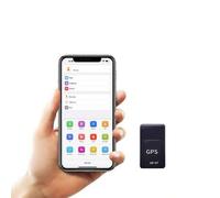 Shein [Rastreador GPS] Rastreador GPS magnético mini en tiempo real para automóviles, recargable por USB, conectividad GSM/GPRS, diseño compacto y ligero, n