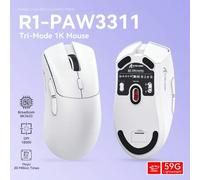 Shein Ratón ATTACK SHARK R1 ligero con modo Bluetooth inalámbrico triple PAW3311 para juegos eSports, adecuado para PC, portátil y mini PC de oficina