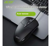 Shein Ratón con cable Acer, ratón de oficina portátil, ratón silencioso para juegos en casa y oficina, conexión USB plug and play, adecuado para portátiles
