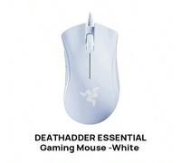 Shein Ratón de juego con cable DEATHADDER ESSENTIAL, diseño ergonómico, interruptores mecánicos, iluminación RGB, sensor óptico de 6400 DPI, 5 botones progr