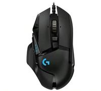 Shein Ratón de juego G502 HERO, ratón con cable, peso ajustable, tecnología LIGHTSYNC RGB, sensor HERO 25K DPI (Negro)