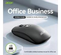 Shein Ratón inalámbrico Acer OMR242, ratón inalámbrico USB de 2.4G ultradelgado con receptor USB, ratón para portátil con 4 botones, portátil para computado