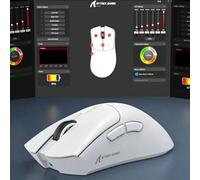 Shein Ratón inalámbrico Bluetooth ATTACK SHARK R1 ultraligero, sensor PAW3311, ratón de gaming para esports para portátil