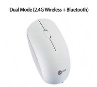 Shein Ratón inalámbrico de oficina WS230 Diseño ergonómico simétrico Rueda antideslizante Batería de larga duración Clic silencioso Compatible con Win/Mac P