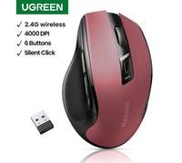 Shein Ratón inalámbrico ergonómico UGREEN con 6 botones silenciosos y mudos, conexión inalámbrica 2.4G con receptor USB mini, ajuste de DPI de 5 niveles has