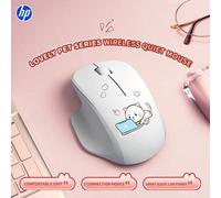 Shein Ratón inalámbrico HP, conexión USB y inalámbrica de 2.4GHz silenciosa 5.4/5.0, ratón portátil alimentado por batería adecuado para escritorio y portát