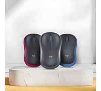 Shein Ratón inalámbrico Logitech M185, 2.4GHz con receptor USB mini, batería de 12 meses, seguimiento óptico de 1000 DPI, ambidiestro para PC/portátil