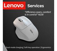 Shein Ratón inalámbrico silencioso Lenovo N230 de 2,4 GHz, latencia ultra baja de 2,4 G, respuesta rápida, larga duración de la batería, diseño ergonómico p