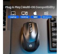Shein Ratón silencioso M150 con cable USB para oficina, juegos, diseño ergonómico universal, periférico para computadora portátil, escritorio, duradero, neg