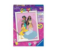 Shein Ravensburger Creart Serie D: Princesas Disney, Kit de pintura por números, Contiene un tablero preimpreso, pincel, colores y accesorios