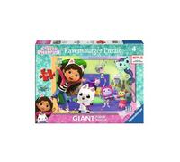 Shein Ravensburger - Puzzles Gabby's Dollhouse | Puzzle 4 Años O Más | Regalo Niño 4 Años O Más De 60 Piezas | Rompecabezas Niños De 70 X 50 Cm Puzzle