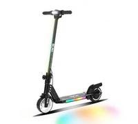 Shein RCB Patinete eléctrico para niños de 6 a 12 años, hasta 15 km/h y 10 km, patinete eléctrico plegable de 6,5 pulgadas, luces de colores, pantalla LED,