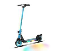 Shein RCB Patinete eléctrico para niños de 6 a 12 años, hasta 15 km/h y 10 km, patinete eléctrico plegable de 6,5 pulgadas, luces de colores, pantalla LED,