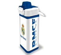 Shein Real Madrid - Cantimplora de aluminio 500ml, botella deportiva oficial para niños y fans del fútbol, ligera, reutilizable y coleccionable ✅ Entrega 24