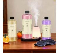 Shein Recarga de aceite esencial con aroma a rosa de 500ml, aceite esencial sin llama, aceite fragante ambientador, adecuado para dormitorio, sala de estar,