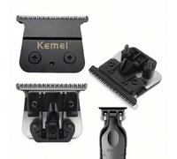 Shein Recortadora de cabello inalámbrica recargable de 1200mAh Kemei Km-2299 con carga rápida por USB, máquina de barbero con cuchillas, cortadora de cabell