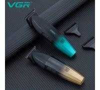 Shein Recortadora de cabello VGR profesional, recortadora de cabello recargable, barba 9000 RPM, máquina de cortar el cabello para barberos, recortadora par